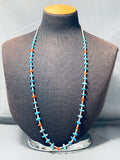 Amazing Vintage Native American Navajo Turquoise Necklace-Nativo Arts