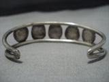 Amazing Vintage Navajo Turquuoise Sterling Silver Native American Jewelry Bracelet-Nativo Arts