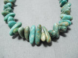 Astonishing Santo Domingo Royston Turquoise Necklace Native American-Nativo Arts