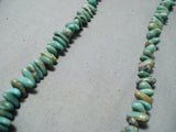 Astonishing Santo Domingo Royston Turquoise Necklace Native American-Nativo Arts