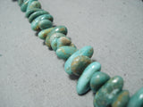 Astonishing Santo Domingo Royston Turquoise Necklace Native American-Nativo Arts