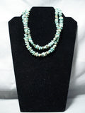 Astonishing Santo Domingo Royston Turquoise Necklace Native American-Nativo Arts