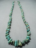 Astonishing Santo Domingo Royston Turquoise Necklace Native American-Nativo Arts