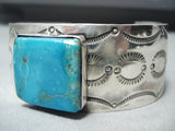 Astounding Vintage Native American Navajo Royston Turquoise Sterling Silver Bracelet-Nativo Arts