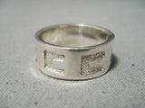 Authentic Ben Nighthorse Campbell Sterling Silver Native American Ring-Nativo Arts