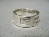 Authentic Ben Nighthorse Campbell Sterling Silver Native American Ring-Nativo Arts