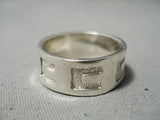 Authentic Ben Nighthorse Campbell Sterling Silver Native American Ring-Nativo Arts