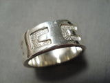 Authentic Ben Nighthorse Campbell Sterling Silver Native American Ring-Nativo Arts