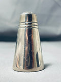 Authentic Kenneth Begay Vintage Native American Navajo Sterling Silver Salt Pepper Set-Nativo Arts