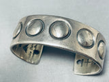 Authentic Orville Tsinnie Vintage Native American Navajo Sterling Silver Bracelet-Nativo Arts