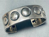 Authentic Orville Tsinnie Vintage Native American Navajo Sterling Silver Bracelet-Nativo Arts