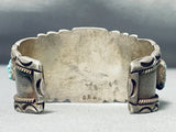 Authentic Vintage Native American Navajo Sleeping Beauty Turquoise Sterling Silver Bracelet-Nativo Arts
