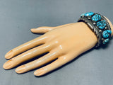 Authentic Vintage Native American Navajo Sleeping Beauty Turquoise Sterling Silver Bracelet-Nativo Arts