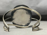 Beautiful Vintage Native American Zuni Mother Of Pearl Sterling Silver Bracelet-Nativo Arts