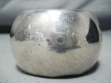 Beautiful Vintage Navajo Native American Sterling Silver Cuff-Nativo Arts