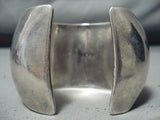 Beautiful Vintage Navajo Native American Sterling Silver Cuff-Nativo Arts