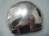 Beautiful Vintage Navajo Native American Sterling Silver Cuff-Nativo Arts
