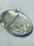 Ben Begaye (d.) Dry Creek Turquoise (r) Vintage Native American Navajo Sterling Silver Buckle-Nativo Arts
