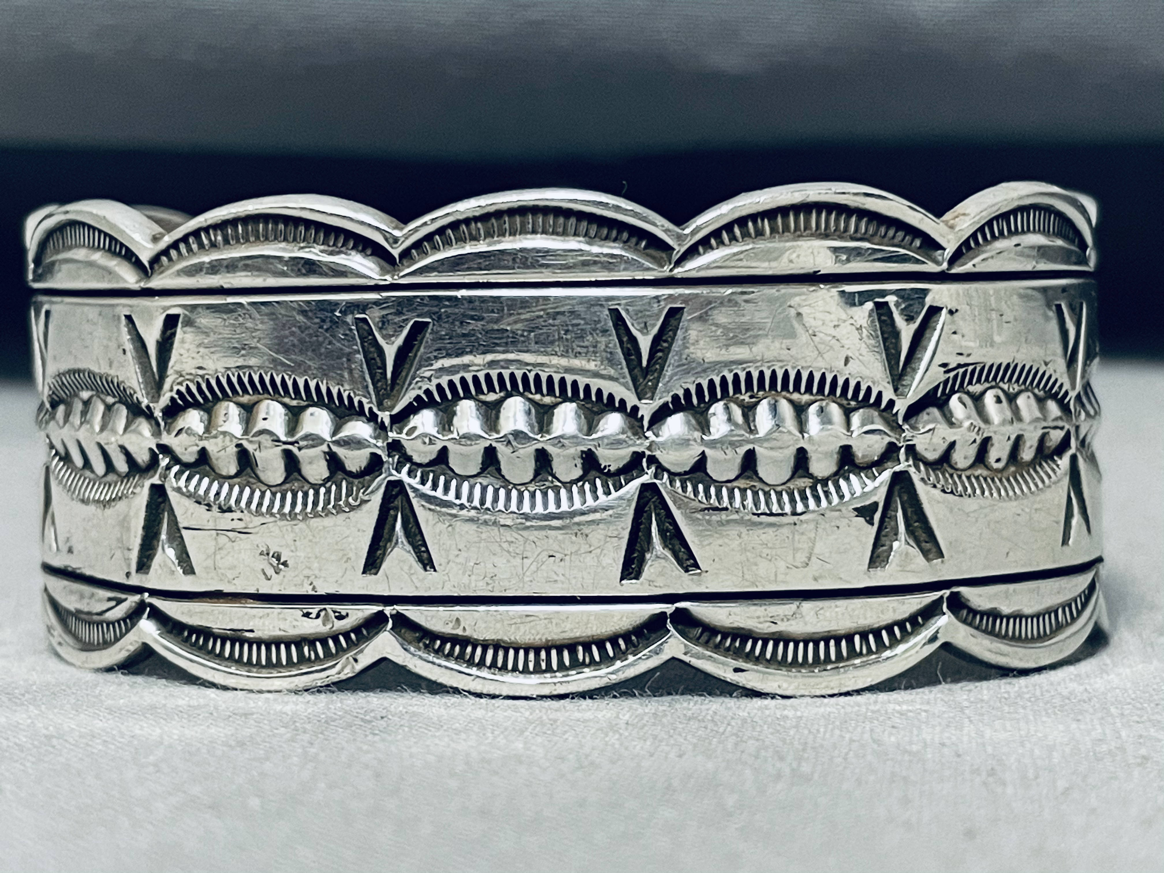 Ben Yellowhorse Superior Vintage Native American Navajo Sterling