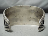 Best Bert David Vintage Native American Navajo Cerrillos Turquoise Sterling Silver Bracelet-Nativo Arts