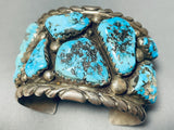 Best Gene Yvonne Mahooty Vintage Native American Zuni Turquoise Sterling Silver Bracelet-Nativo Arts