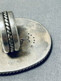 Best Jimmie King Jr Vintage Native American Navajo Turquoise Sterling Silver Ring-Nativo Arts