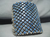 Best Native American Navajo Denim Lapis Sterling Silver Bracelet Cuff-Nativo Arts