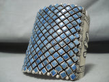Best Native American Navajo Denim Lapis Sterling Silver Bracelet Cuff-Nativo Arts