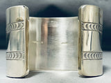Best Native American Navajo Jasper Wide Sterling Silver Bracelet Cuff-Nativo Arts