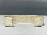 Best Vintage Native American Navajo Cal Begay Extreme Inlay Turquoise Sterling Silver Bracelet-Nativo Arts