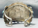Best Vintage Native American Navajo Circle Turquoise Sterling Silver Cluster Bracelet-Nativo Arts