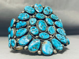 Best Vintage Native American Navajo Henry Roanhorse Turquoise Sterling Silver Bracelet-Nativo Arts