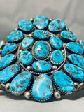 Best Vintage Native American Navajo Henry Roanhorse Turquoise Sterling Silver Bracelet-Nativo Arts