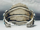 Best Vintage Native American Navajo Henry Roanhorse Turquoise Sterling Silver Bracelet-Nativo Arts