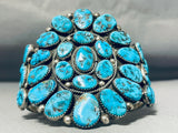 Best Vintage Native American Navajo Henry Roanhorse Turquoise Sterling Silver Bracelet-Nativo Arts