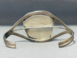Bill Mex Vintage Native American Navajo Morenci Turquoise Sterling Silver Bracelet-Nativo Arts
