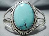 Bruce Wood Vintage Native American Navajo Sterling Silver Bracelet-Nativo Arts