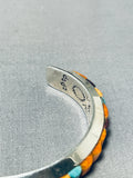 Cal Pederson Sensational Vintage Native American Navajo Turquoise Sterling Silver Bracelet-Nativo Arts