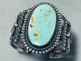 Colossal Vintage Native American Navajo Royston Turquoise Sterling Silver Bracelet-Nativo Arts
