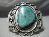 Colossal Vintage Native American Navajo Royston Turquoise Sterling Silver Bracelet Old-Nativo Arts