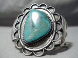Colossal Vintage Native American Navajo Royston Turquoise Sterling Silver Bracelet Old-Nativo Arts