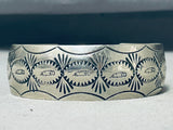 Custom Vintage Native American Navajo Sterling Silver Bracelet-Nativo Arts