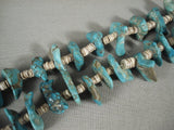 Earlier 1900's Vintage Navajo Native American Jewelry jewelry Turquoise Necklace Old-Nativo Arts