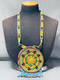 Early 1900's Double Sided Ceremonial Native American Beaded Necklace-Nativo Arts
