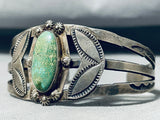 Early Vintage Native American Navajo Royston Turquoise Sterling Silver Bracelet-Nativo Arts