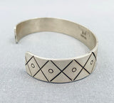 Elegant Vintage Native American Hopi Sterling Silver Bracelet-Nativo Arts
