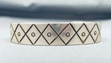 Elegant Vintage Native American Hopi Sterling Silver Bracelet-Nativo Arts
