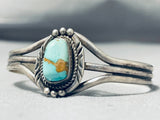 Elegant Vintage Native American Navajo Royston Turquoise Sterling Silver Bracelet-Nativo Arts
