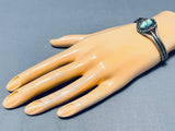 Elegant Vintage Native American Navajo Royston Turquoise Sterling Silver Bracelet-Nativo Arts