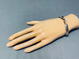 Elevated Technique Vintage Twisted Sterling Silver Native American Navajo Bracelet-Nativo Arts